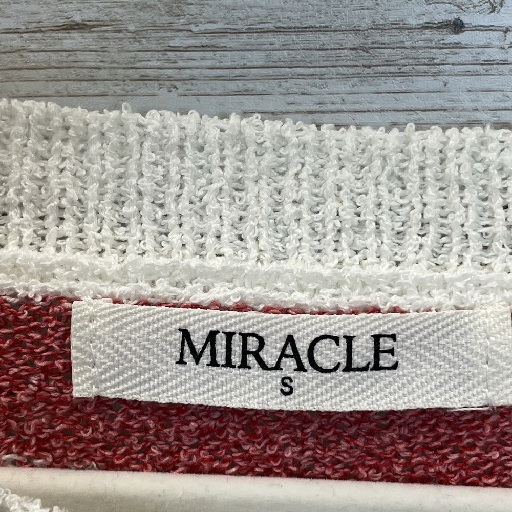 Miracle Womens S Sweater American Flag Wide Collar Long Sleeve Oversized - Picture 6 of 9